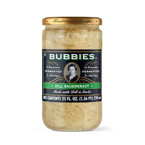 BUBBIES of SF Dill Sauerkraut, 25 FZ