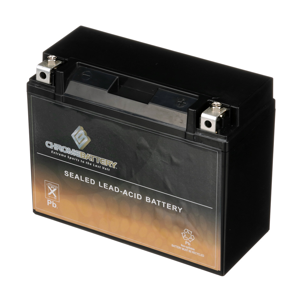 Chrome Battery Y50-N18L-A3 (50-N18L-A3 12 Volt 20 Ah  260 CCA) Snowmobile Battery for Arctic Cat Mountain Cat 900 All Cc 03- 04
