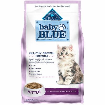 Blue Buffalo Baby BLUE Kitten Dry Cat Food Healthy Growth  Chicken & Brown Rice  2-lb. Bag