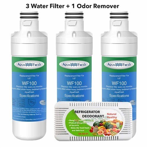 Aqua Fresh Lt1000p Filter Replacement Compatible with Lg Adq747935 Kenmore Elite 9980 Refrigerator Deodorizer - All