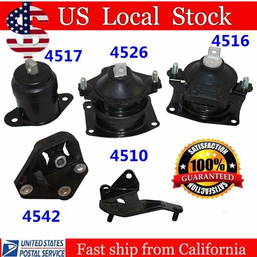 Car Engine Motor Mount for 03-07 Honda Accord 2.4L 4526 4516 4517 4542 4510 BT