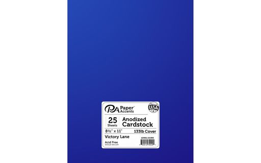 Paper Accents Adp8511-25.8835 Adp8511-25 8835 Cdstk Anodized 8 5x11 133lb 25p.