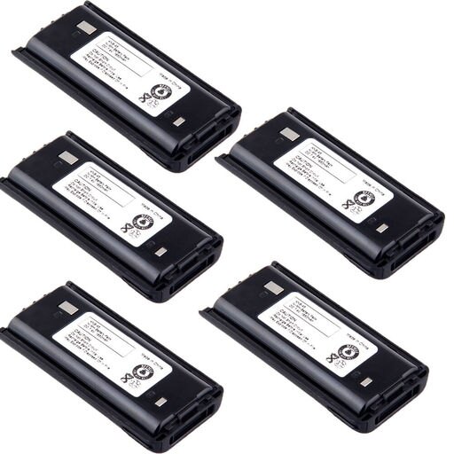 5Pcs NI-MH KNB-45L Battery for KENWOOD TK-2207 TK-3207 TK-2312 TK-3312