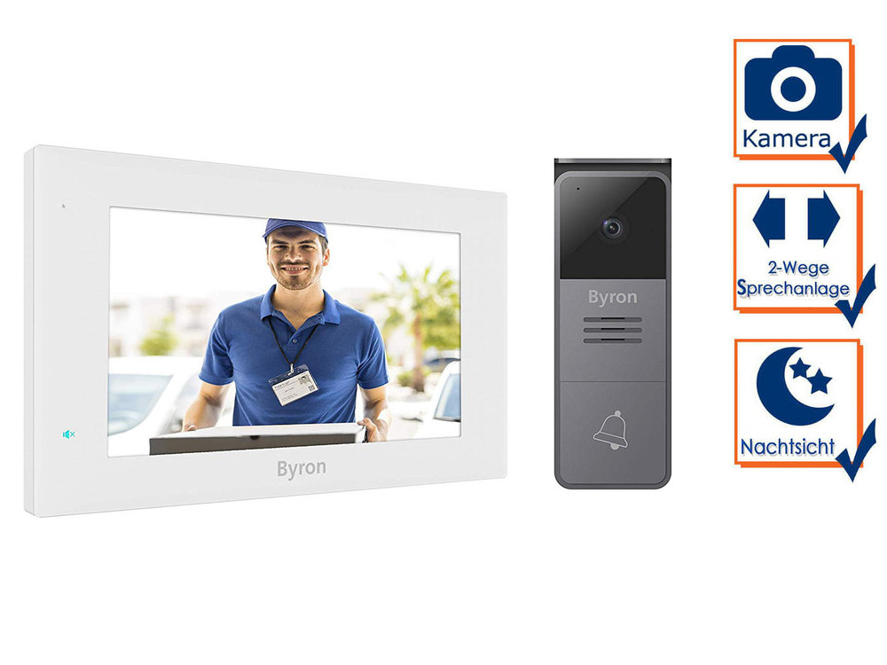 Einfamilienhaus Video Türsprechanlage Mit Nachtsichtkamera & 7 Zoll Touchscreen