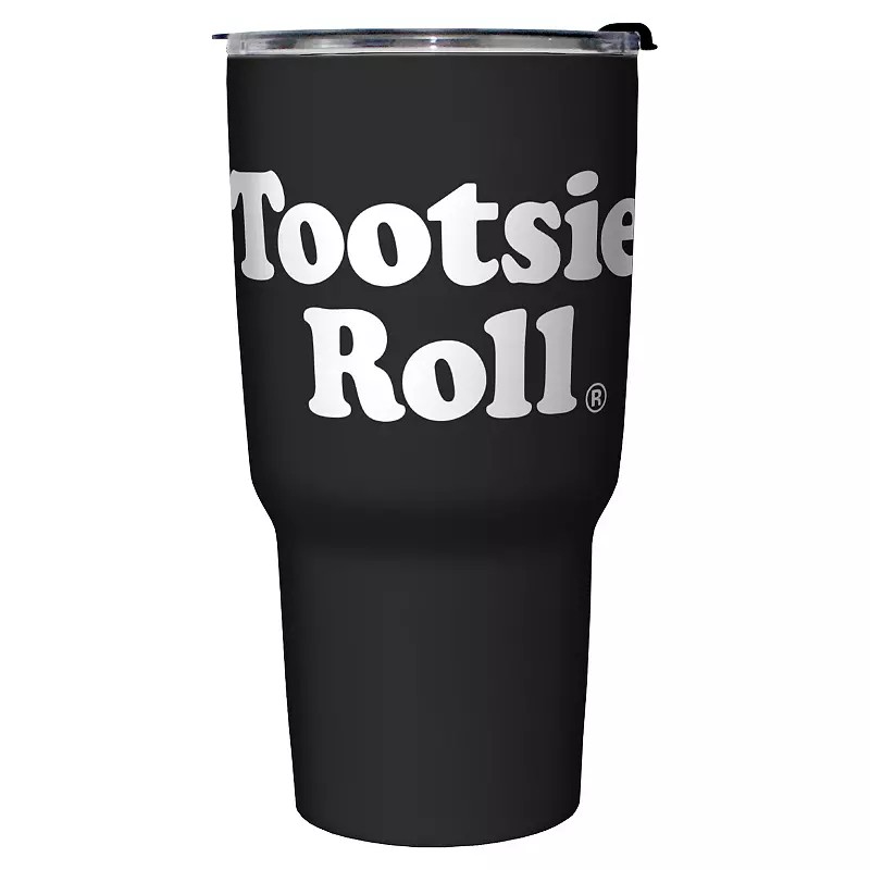 Tootsie Roll Logo 27-oz. Stainless Steel Travel Mug, Black