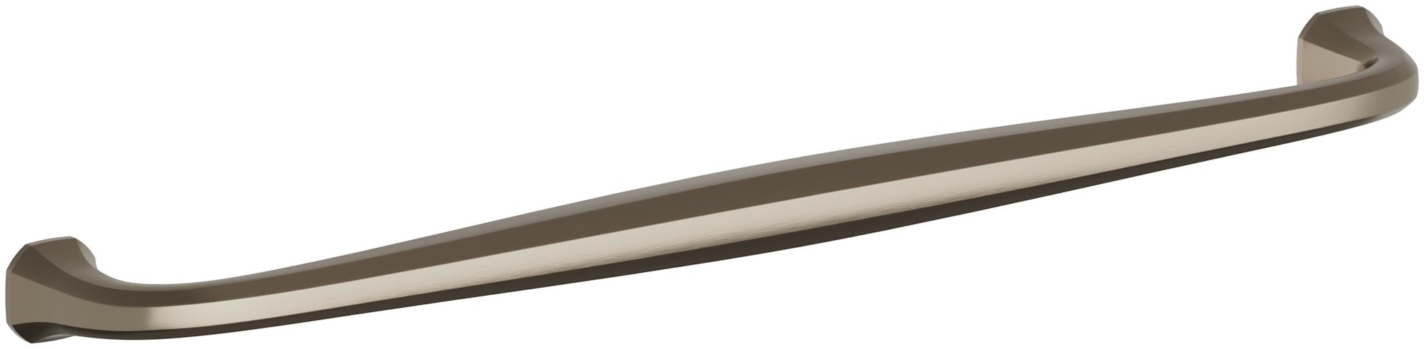 Baldwin 4397 Severin B 12 Inch Center to Center Handle Cabinet Pull Satin Nickel Cabinet Hardware Pulls Handle
