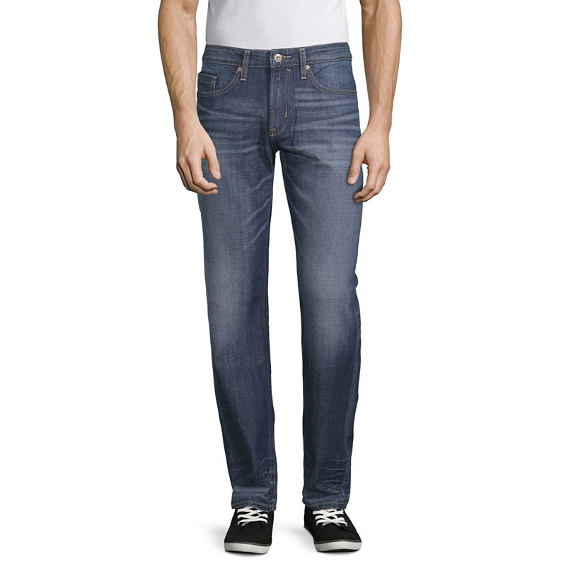 I Jeans by Buffalo Bradley Mens Tapered Athletic Fit Jean, 33 32, Blue