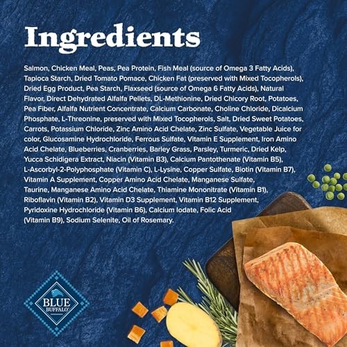 Blue Buffalo Wilderness High Protein Grain Free Dry Food for Adult Dogs, 34% Protein, with Salmon, 34 Lb. Bag thumbnail