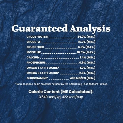 Blue Buffalo Wilderness High Protein Grain Free Dry Food for Adult Dogs, 34% Protein, with Salmon, 34 Lb. Bag thumbnail