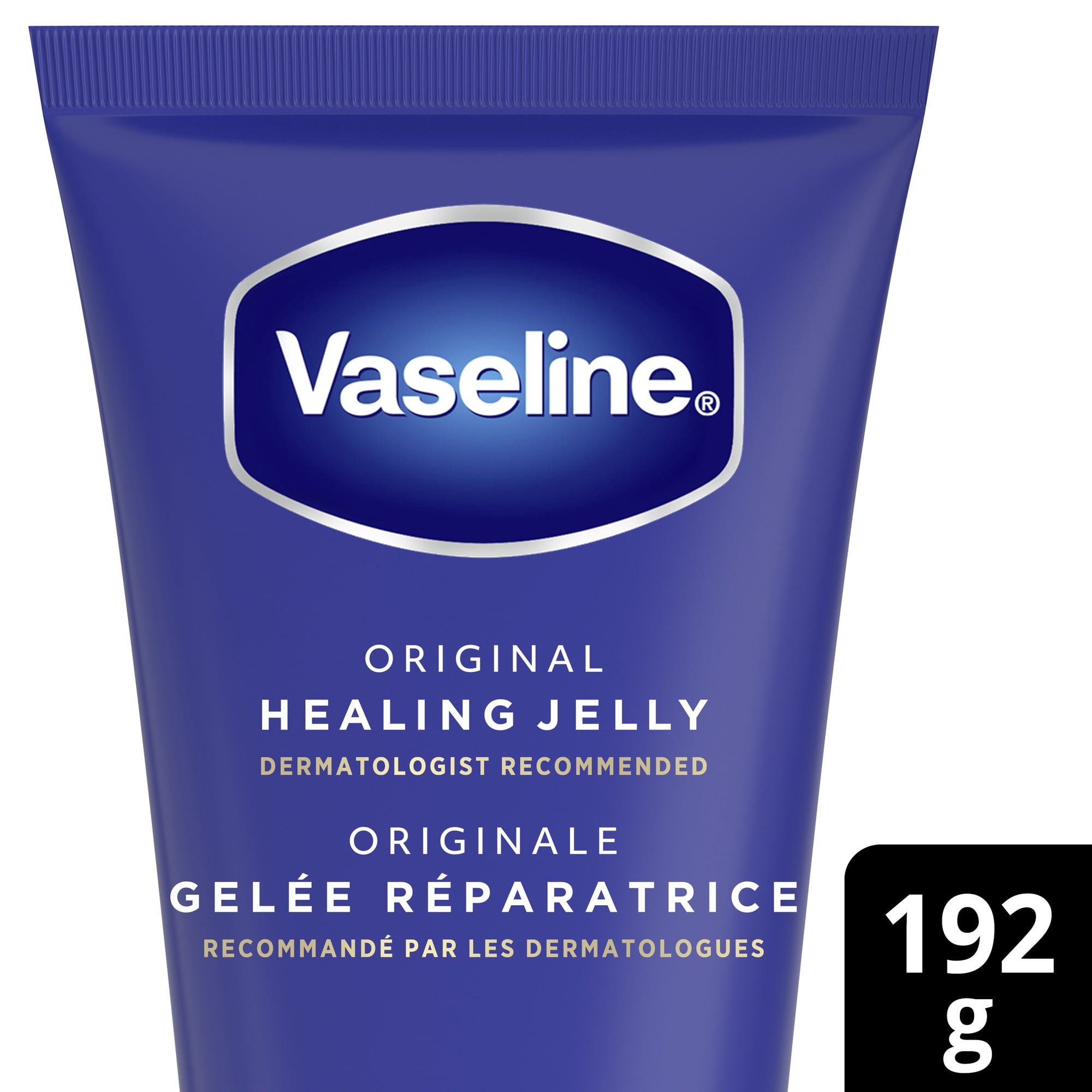 Vaseline Original Healing Jelly for Mess-Free Moisturizing on-the-Go, 100% White Petrolatum Skin Protectant with 3x Purified Purity-Guaranteed Formula
