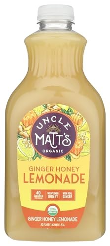 UNCLE MATTS Organic Ginger Honey Lemonade, 52 FZ