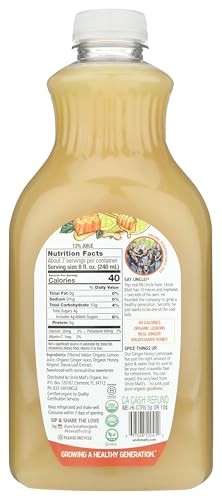 UNCLE MATTS Organic Ginger Honey Lemonade, 52 FZ thumbnail