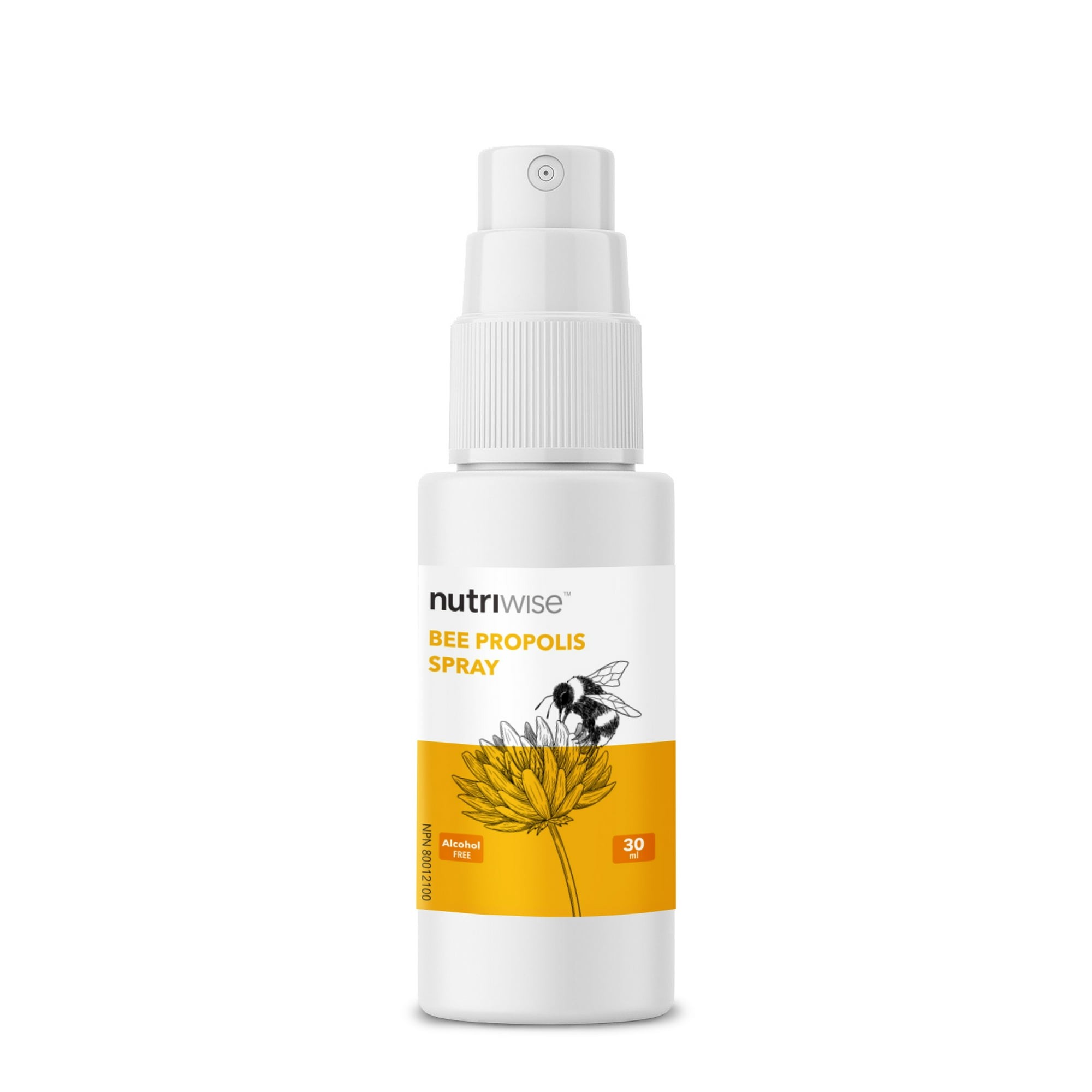 Nutriwise Bee Propolis Alochol Free Throat Spray Immune Support 30 Ml