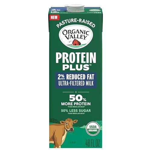Organic Valley Protein Plus Organic 2% Ultra-Filtered Milk, 48 Fl Oz