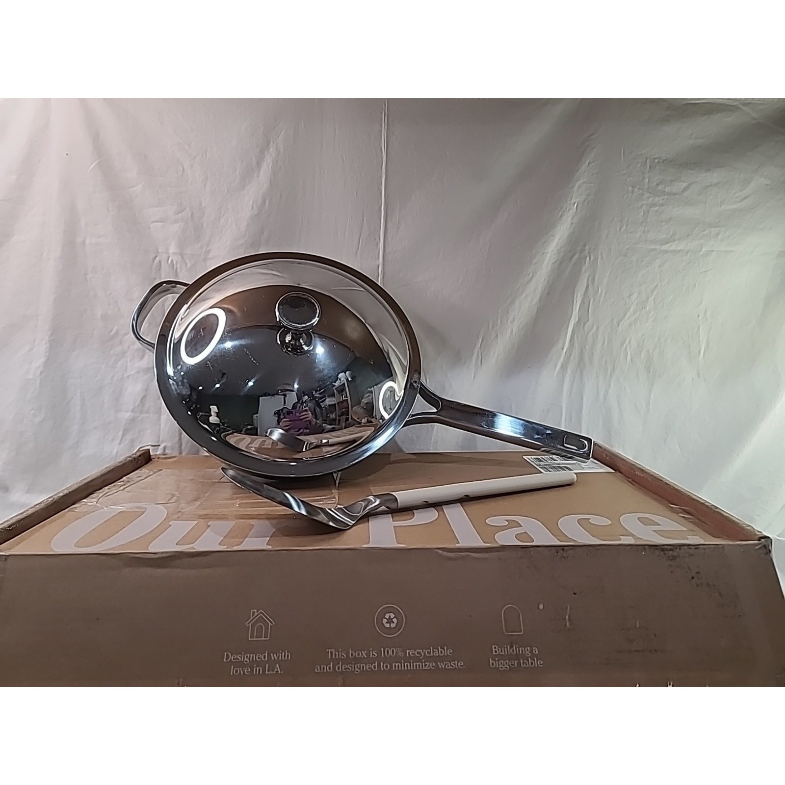 Our Place 3pc Titanium 10.5 Always Pan Pro W/ Chrome Color