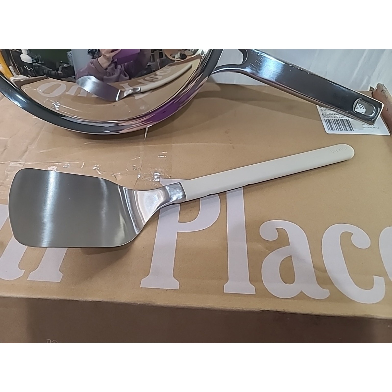 Our Place 3pc Titanium 10.5 Always Pan Pro W/ Chrome Color