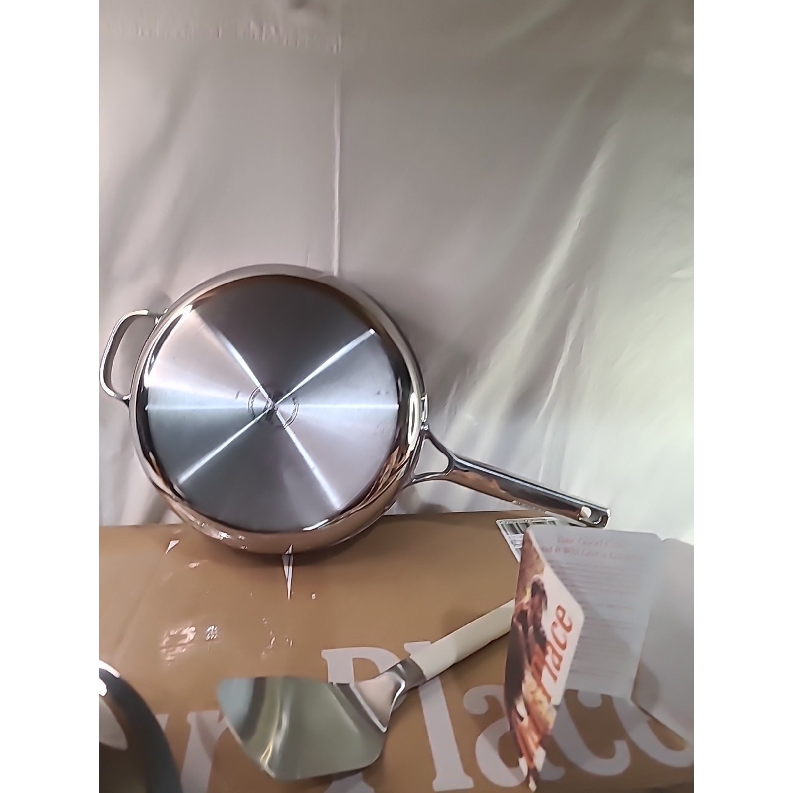 Our Place 3pc Titanium 10.5 Always Pan Pro W/ Chrome Color
