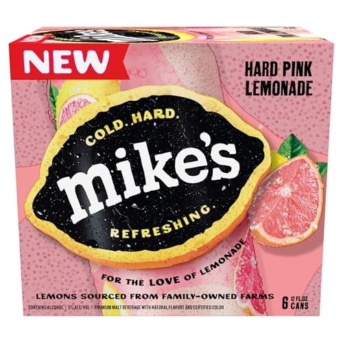 Mike's Hard Lemonade Pink Lemonade, 6 Pack, 12 Fl Oz Cans, 5% ABV thumbnail