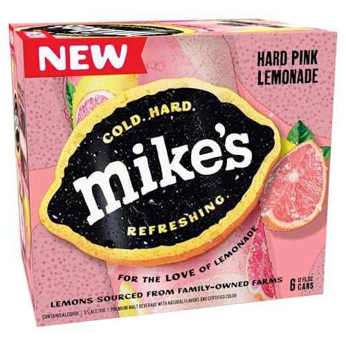 Mike's Hard Lemonade Pink Lemonade, 6 Pack, 12 Fl Oz Cans, 5% ABV thumbnail
