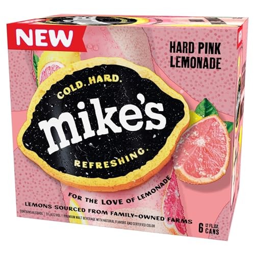 Mike's Hard Lemonade Pink Lemonade, 6 Pack, 12 Fl Oz Cans, 5% ABV thumbnail