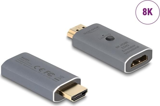 Delock HDMI EDID Emulator 8K Bidirektional (64321)