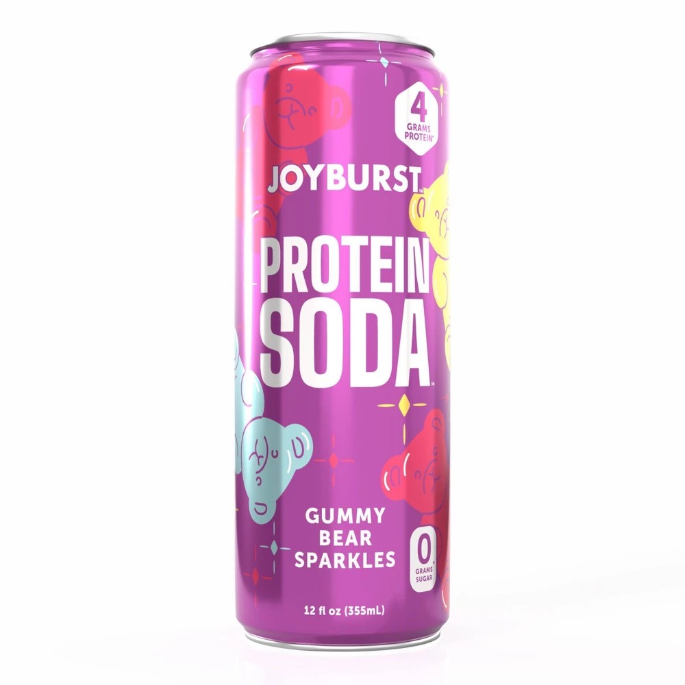 Joyburst Protein Soda Gummy Bear Sparkles - 12 Fl Oz