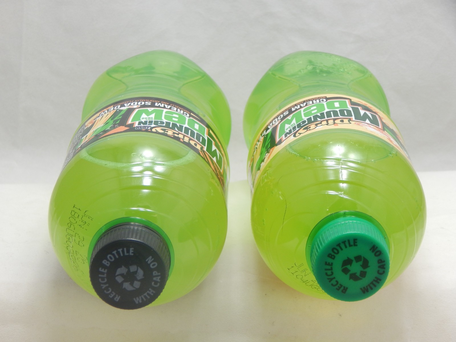 Dirty Mountain Dew Cream Soda Dew 1-Zero Sugar 1-Regular 2-20oz Bottles New MTN thumbnail