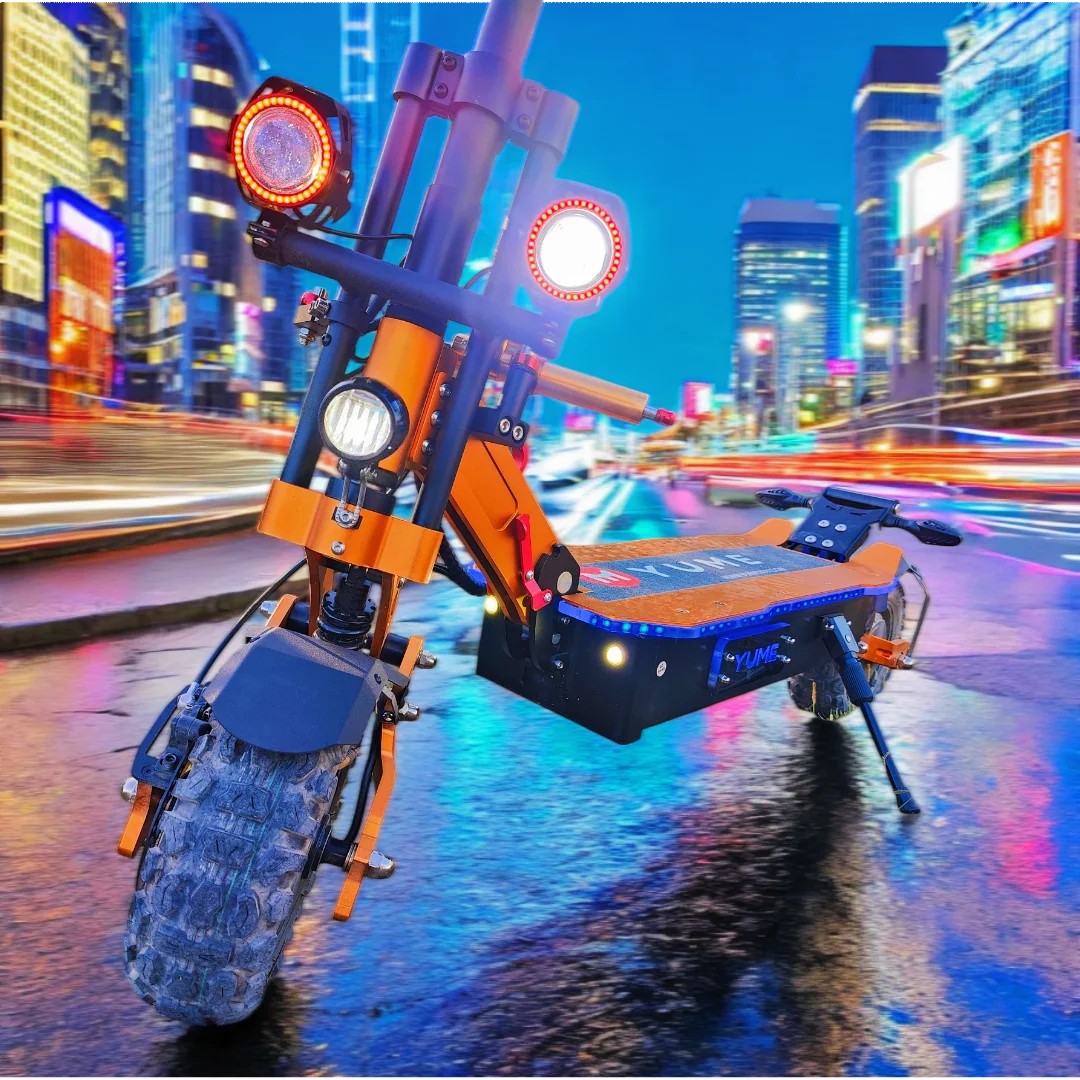 YUME X11+ Elektroroller Für Erwachsene, 6000 W, Doppelmotor, 60 V, 30 Ah, Batterie, 11-Zoll-Reifen, Höchstgeschwindigkeit 95 Km/h, Reichweite 100 Km thumbnail