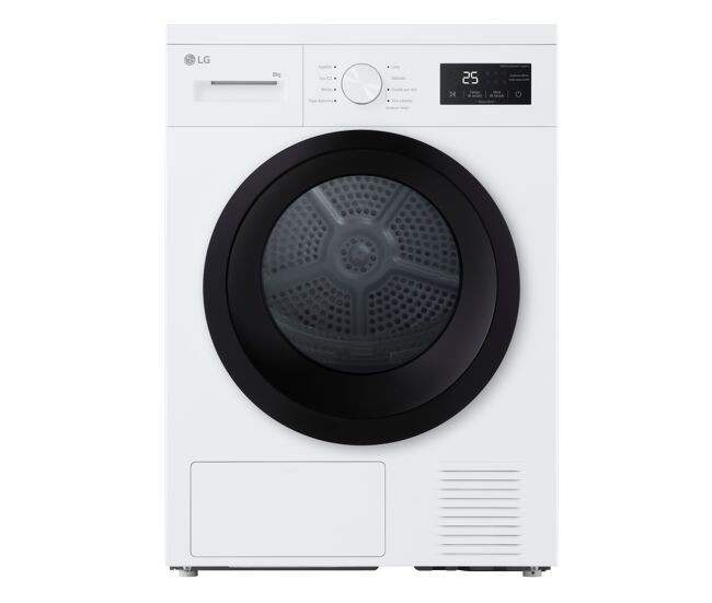 Secadora Bomba De Calor Lg Rha1008nwk 8 Kilos