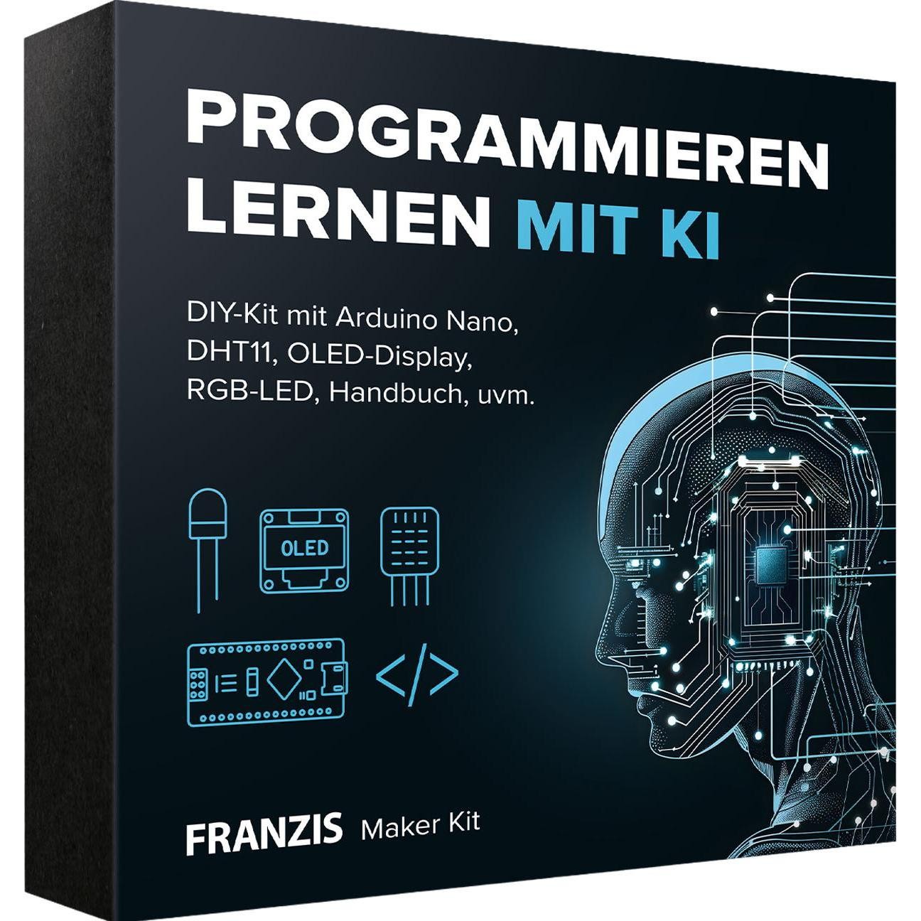 FRANZIS 67236 Experimente, Löten, Programmieren, Elektronik, Lernen & Schule Maker Kit Ab 14 Jahre