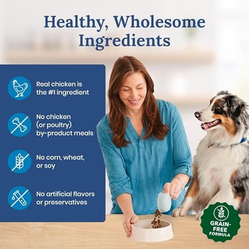 Blue Buffalo Life Protection Formula Natural Grain Free Adult Dry Dog Food, with Chicken and Potatoes, 11 Lb. Bag thumbnail