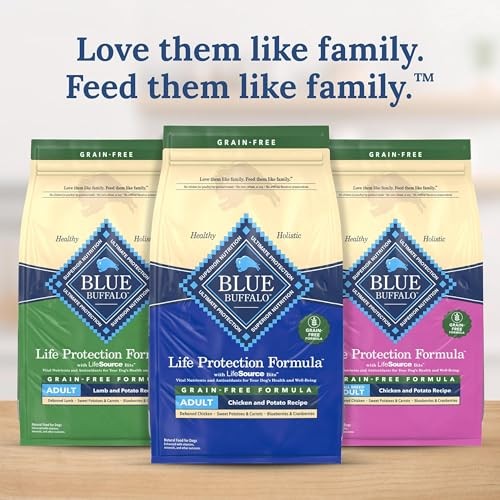 Blue Buffalo Life Protection Formula Natural Grain Free Adult Dry Dog Food, with Chicken and Potatoes, 11 Lb. Bag thumbnail