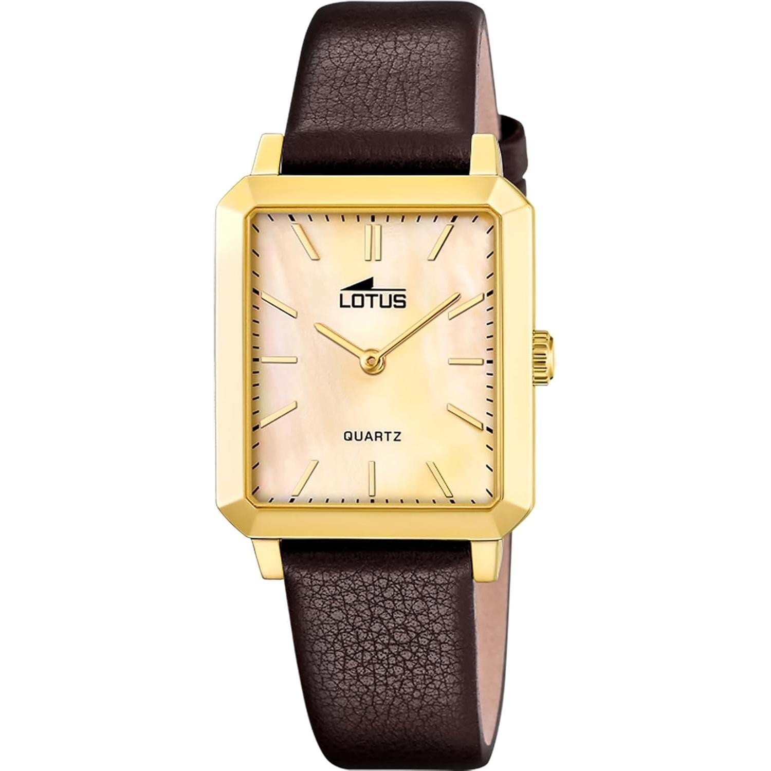 Lotus, Orologio Da Polso, 18988/2, Oro, Marrone, Beige, (Orologio Da Polso Analogico)