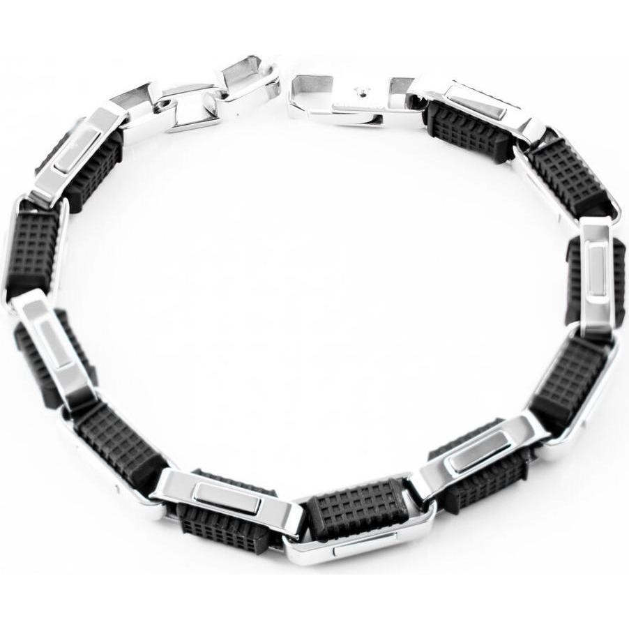 Morellato, Bracciale, Armreif S019706B Grau 19cm, (19cm, Acciaio Inossidabile)
