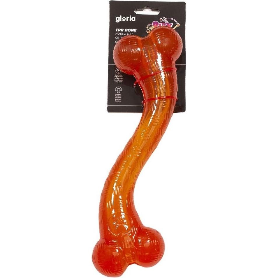 Gloria Knochen Orange 30 Cm (Gioco Da Masticare per Cani), Gioco per Cani