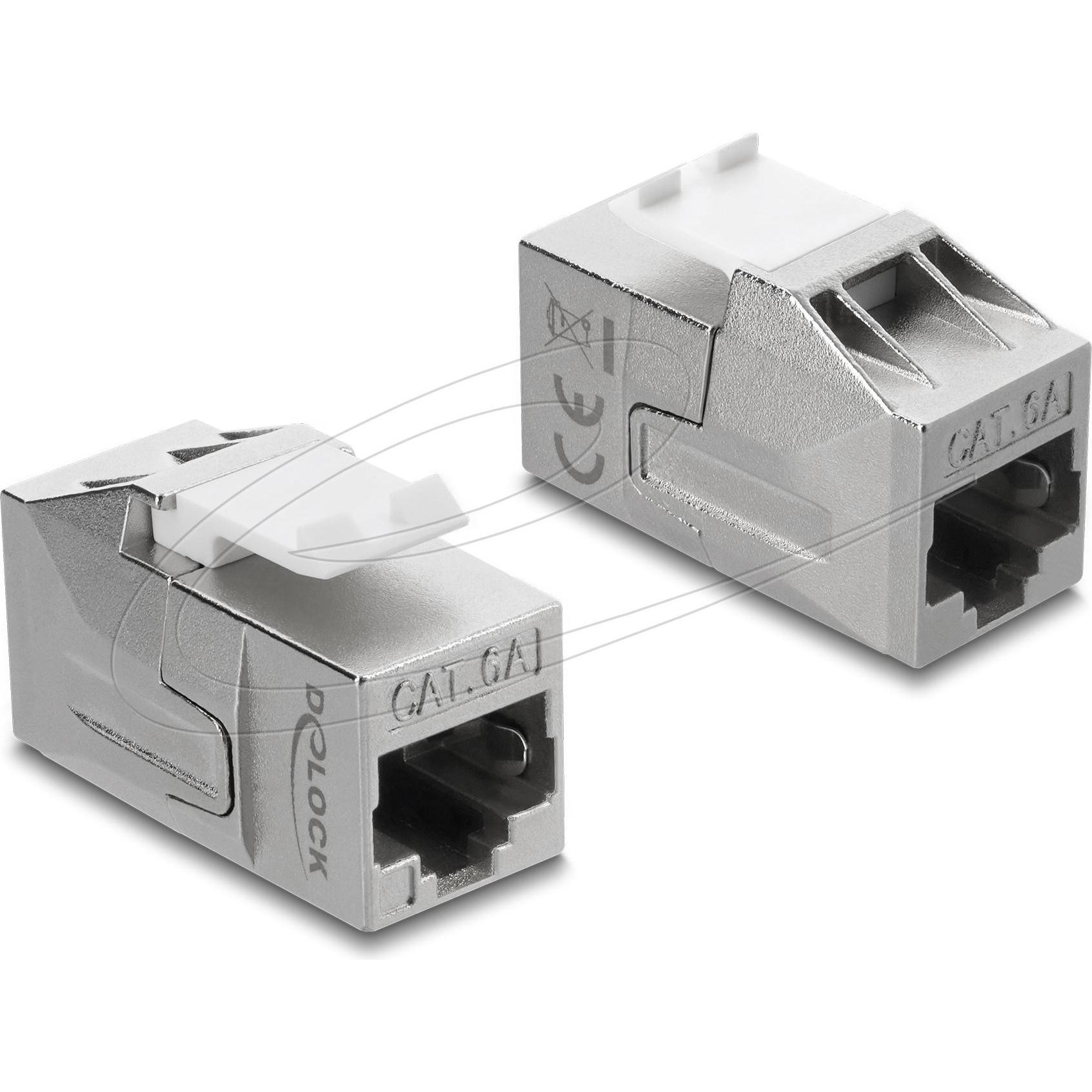 Delock Keystone Modul Kupplung RJ45 Buchse Zu RJ45 Buchse Ca (Modulo Keystone), Accessori Di Rete