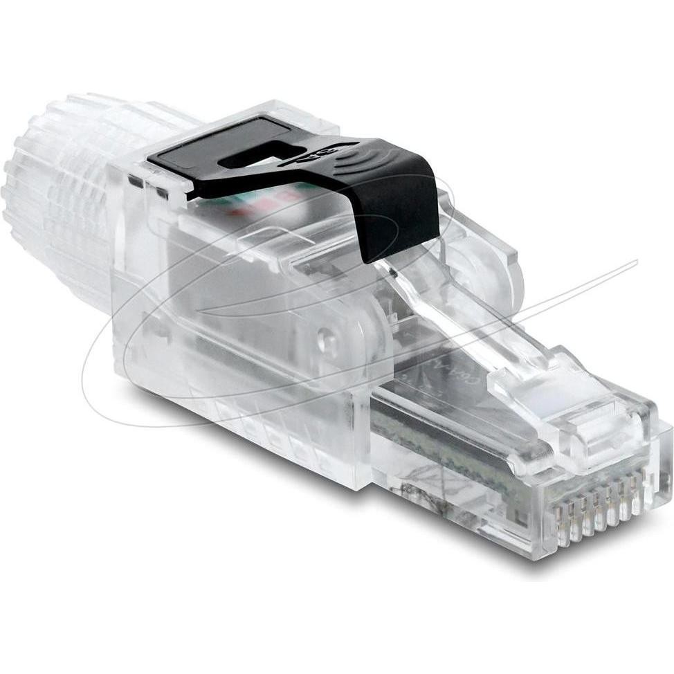 Delock RJ45 Stecker Feldkonfektionierbar Cat.6A Ungeschirmt (Accessori Di Rete), Accessori Di Rete