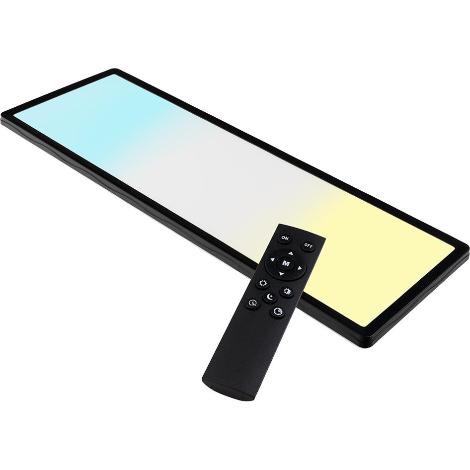 Luxula, Applique + Plafoniera, LED Aufbaupanel Mit Fernbedienung (2200lm)