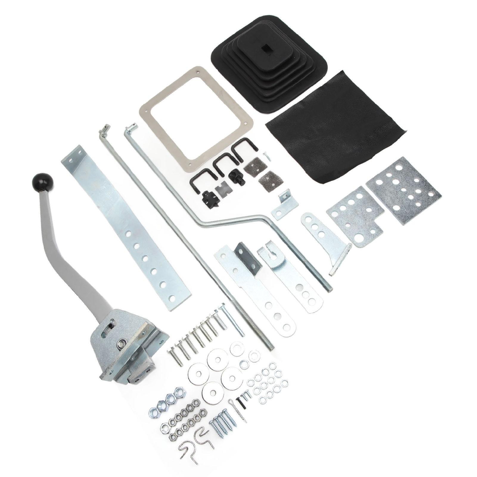 Pour Mr Gasket 7668 Kit De Levier De Plancher Automatique Trois Quatre Vitesses 38 ?Filetage à Bille 16 Pouces Engrenage 11 Pouces