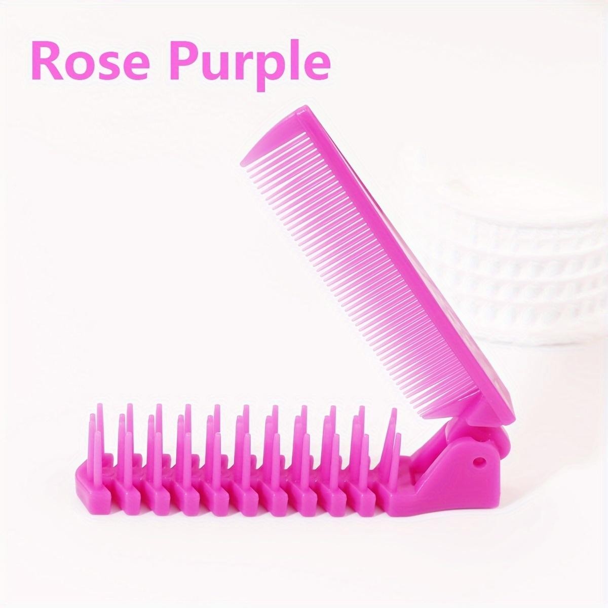 Mini Peigne Pliant De Poche Antistatique, Outil De Coiffure Double Face Pour Hommes Et Femmes, Adapté Aux Voyages, Plastique Durable thumbnail
