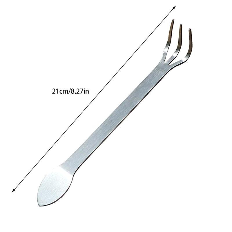 Râteau à Racines En Acier Inoxydable à 3 Dents Pour Bonsaï, Outil De Jardinage Ergonomique Avec Poignée Rotative