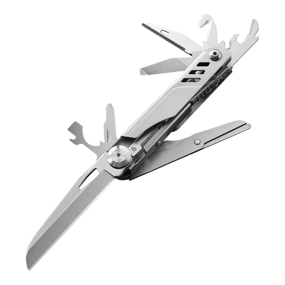 Couteau De Poche Multifonction, Couteau Multi-outils 12-en-1, Couteau Pliant Multifonction En Acier Inoxydable Pour Le Camping, La Randonnée, La Surv