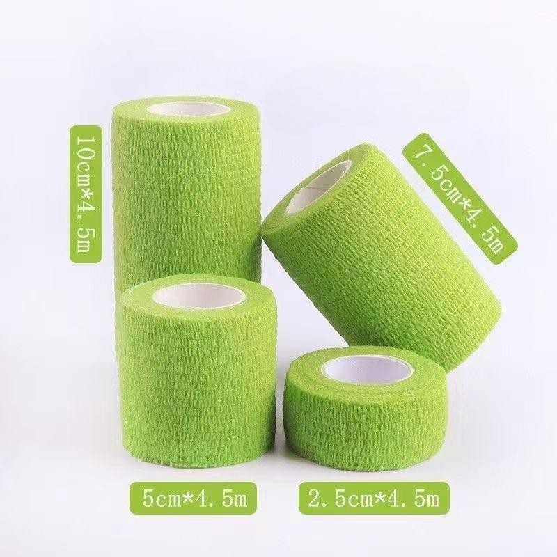 1 Stück Hochelastisches Selbstklebendes Elastikbinden, Atmungsaktiv Und Nicht Haarklebend, Fixierband Für Fingergelenk Knie Notfallband 2.5cm*4.5m G