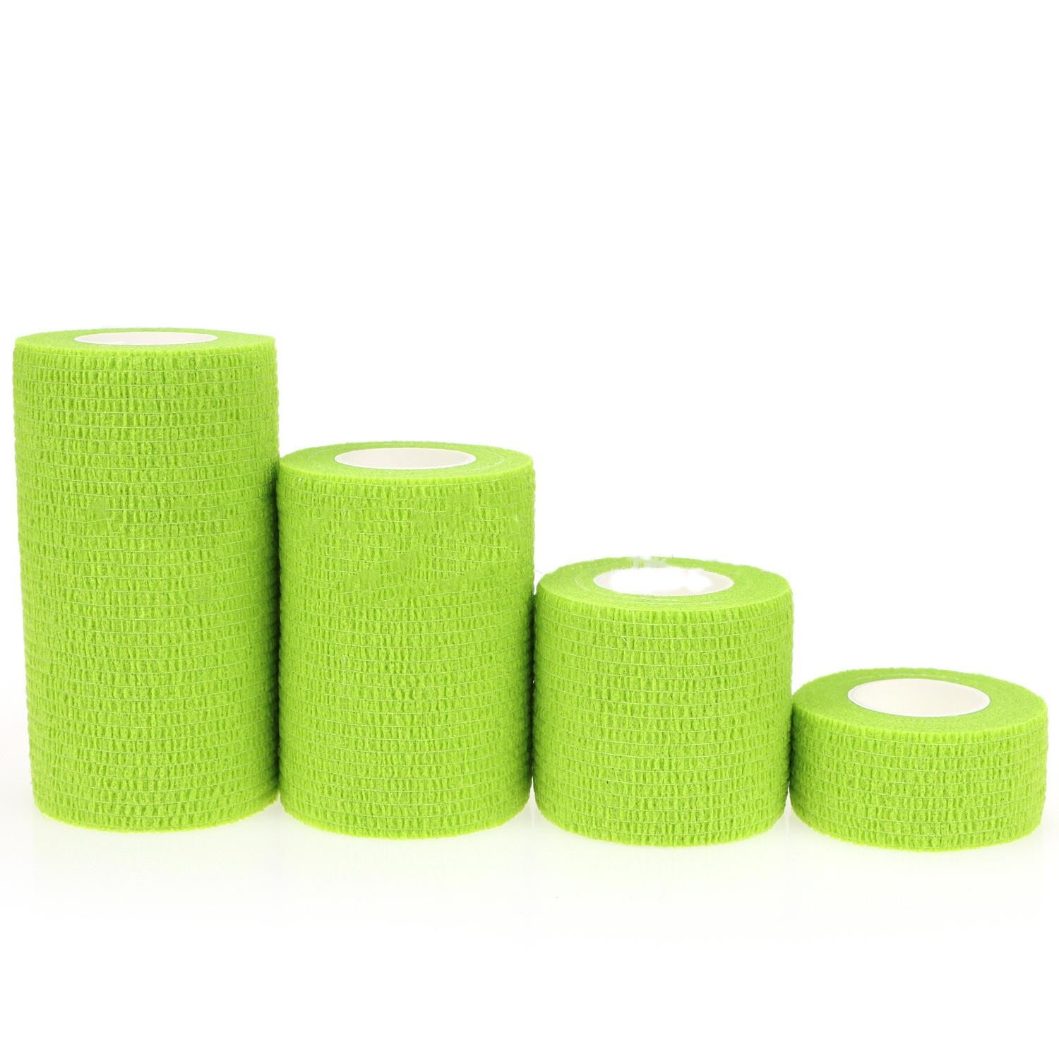 1 Stück Hochelastisches Selbstklebendes Elastikbinden, Atmungsaktiv Und Nicht Haarklebend, Fixierband Für Fingergelenk Knie Notfallband 2.5cm*4.5m G thumbnail