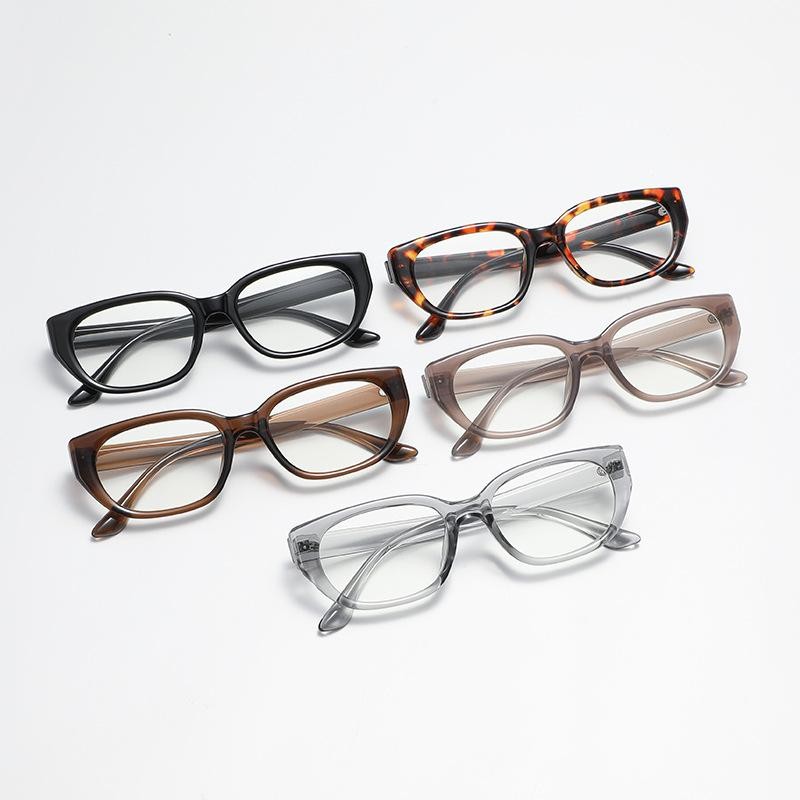Lichtempfindlicher Farbwechselnder Spiegel Kleiner Rahmen Cat-Eye Personalisierter Look Retro-Trend Heiß Verkaufte Gesichtszeigende Brille 6051 -0.5  thumbnail