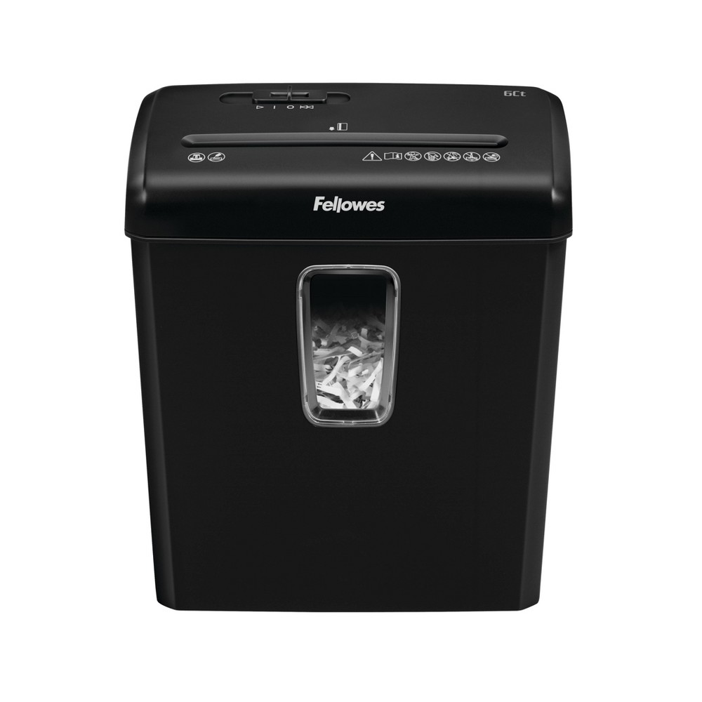 Fellowes Powershred 6ct Cross-Cut Paper Shredder -