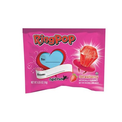 Ring Pop Valentine's Classroom Exchange Candy Bag - 7.4oz/21ct thumbnail