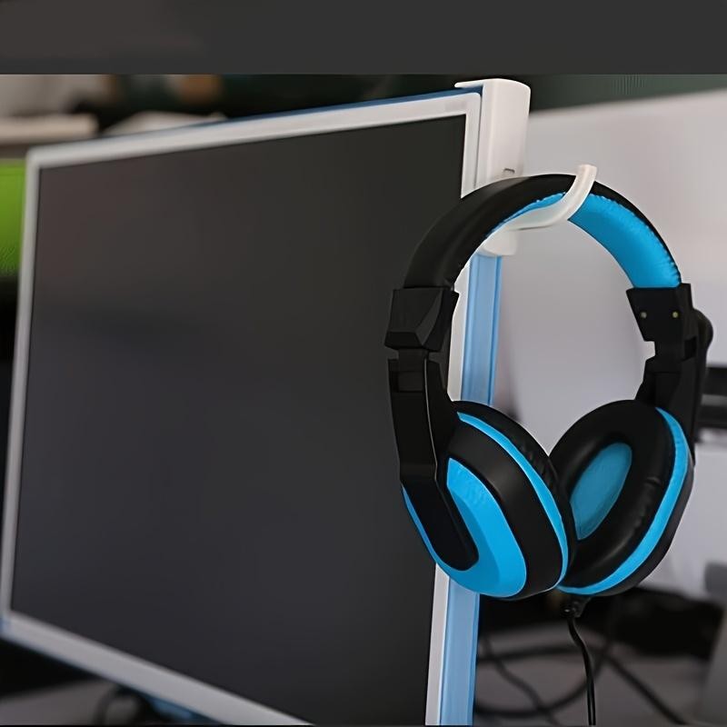 1 Stück Kopfhörerhakenhalterung, Klebehaken Für Schreibtisch Internetcafé Büro Computer Weiß