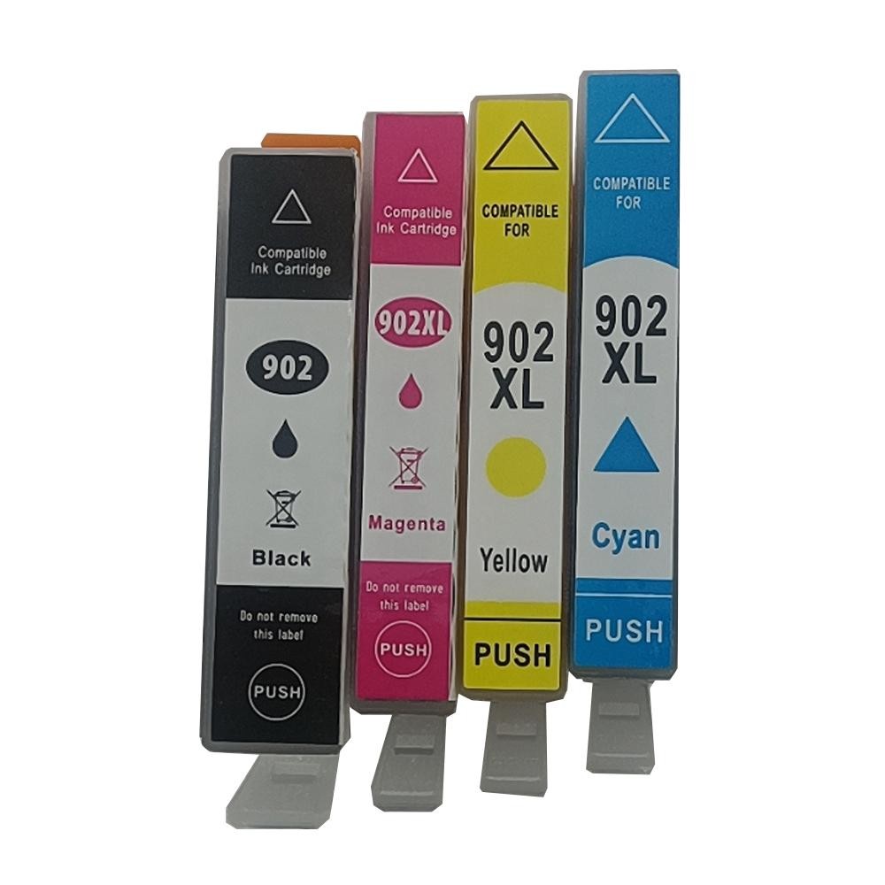 4er-Pack 902 XL Tintenpatronen Für HP Pro 6960, 6961, 6963, 6978, 6979, 6974