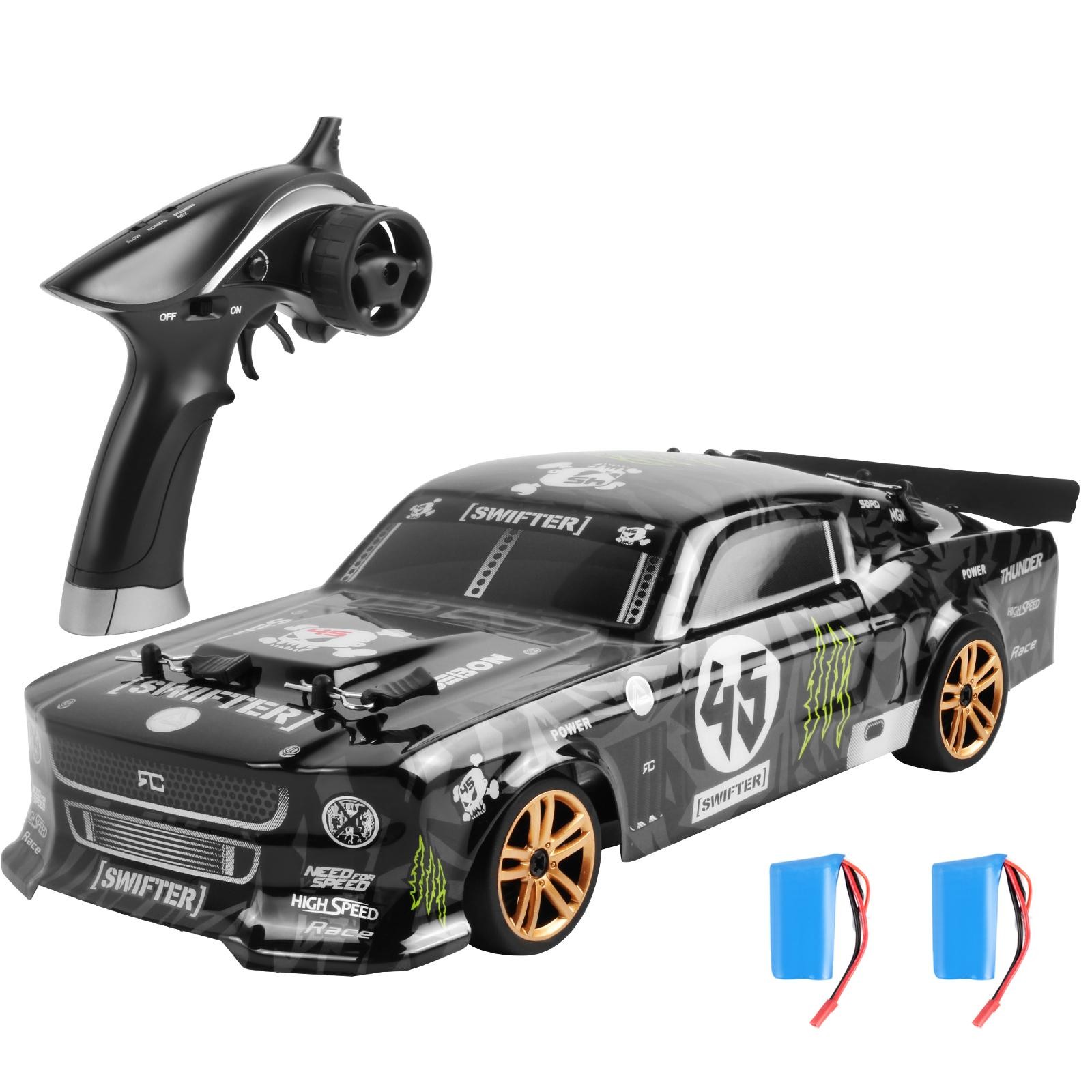 RC Drift Car 1/18 RC Car 2,4 GHz 4WD 30 Km/h Coche De Carreras RC De Alta Velocidad Para Niños Regalo RTR 3 2 Battery